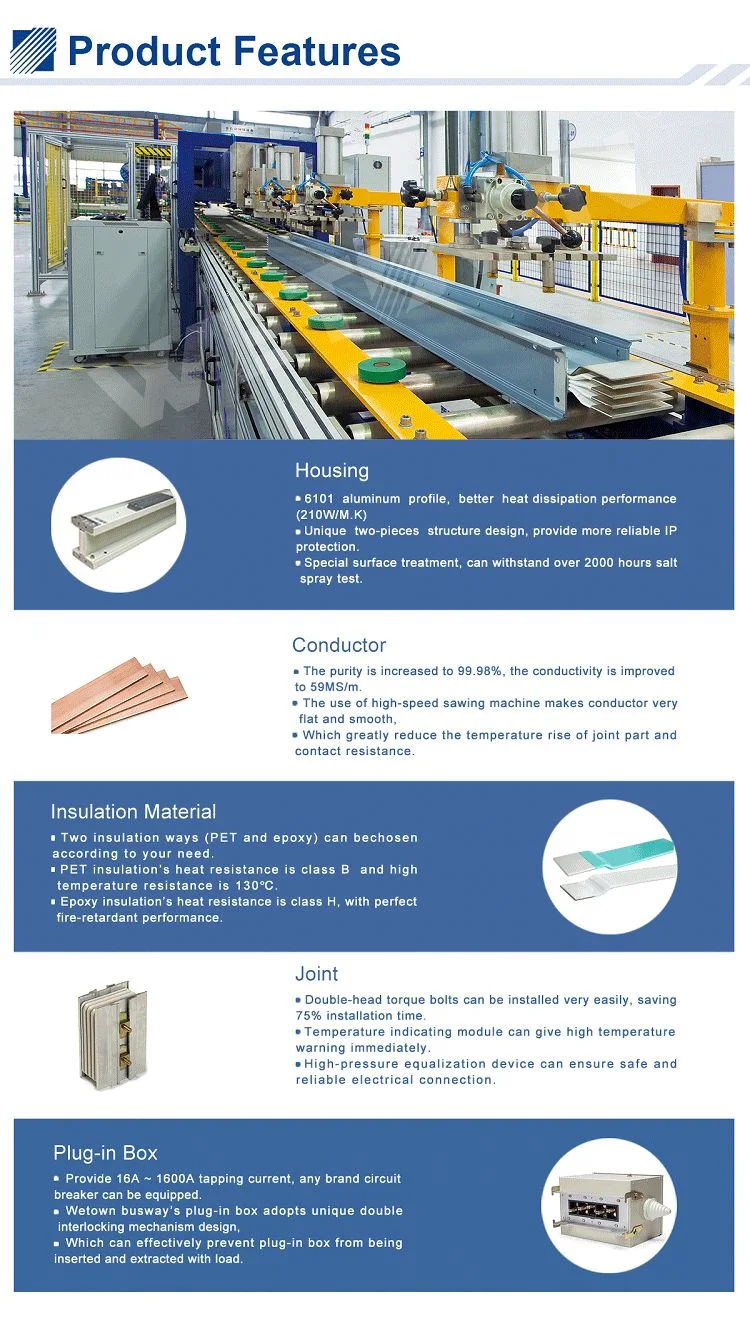 LV Low Voltage Electrical Busway / Bus Duct /60Hz