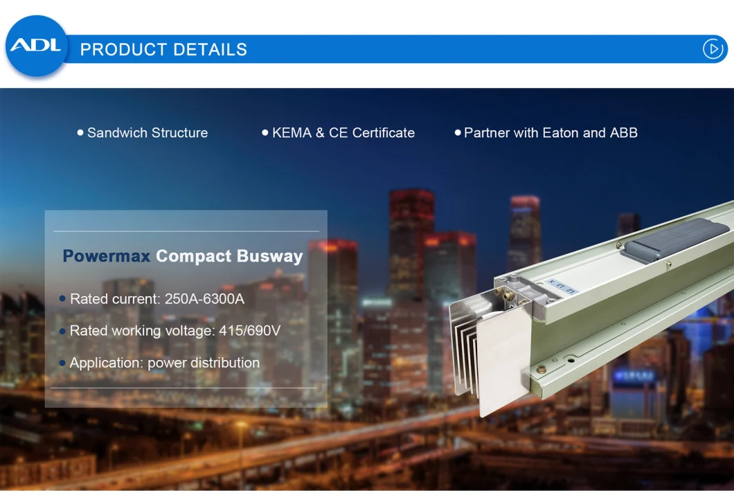 Adl Powermax Low Voltage Sandwich Electrical Bus Duct