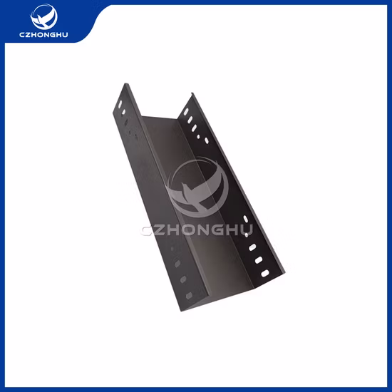 헤비 듀티 옥외 알루미늄 합금 통풍 유형 천공 광섬유 케이블 트레이 사다리 트레이 유형 T 유형 용융 아연 도금 케이블 트레이 크기 목록